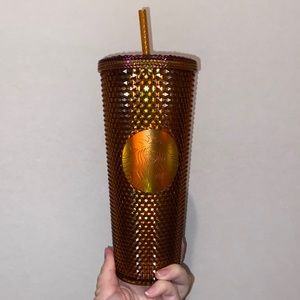 Starbucks Tumbler 50th Anniversary Limited Edition Gold Studded
